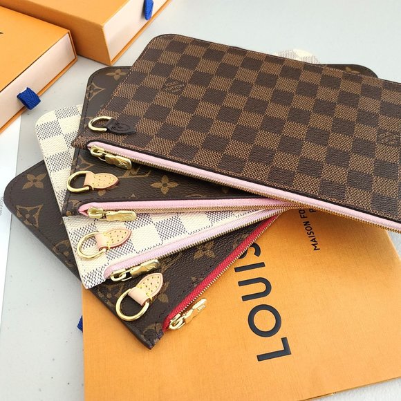 Louis Vuitton Neverfull Pochete Damier Ebene pink - Picture 6 of 15